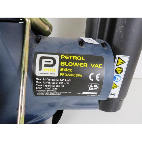 324 - PRO PERFORMANCE PETROL BLOWER VAC 24CC