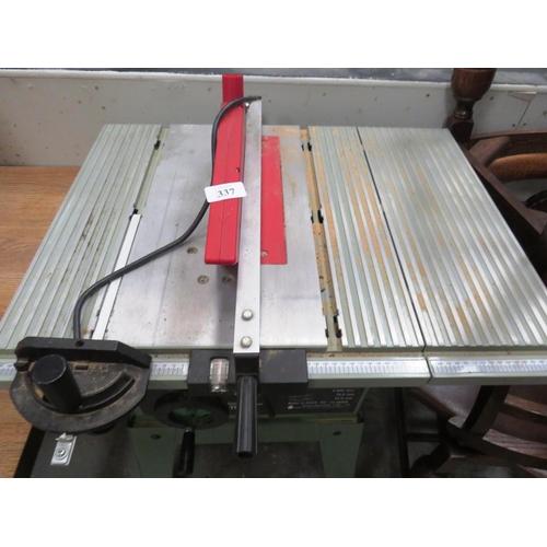 337 - REXON- PROFILINE TABLE SAW ON STAND- BTSIOA