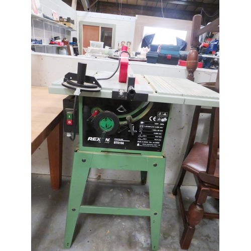 337 - REXON- PROFILINE TABLE SAW ON STAND- BTSIOA