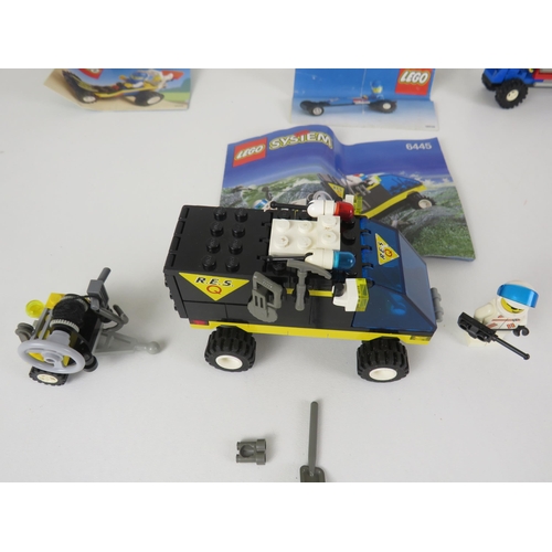 217 - 6 x LEGO VEHICLE SETS