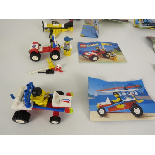 338 - 10 x LEGO VEHICLE SETS INCLUDES FIGURES