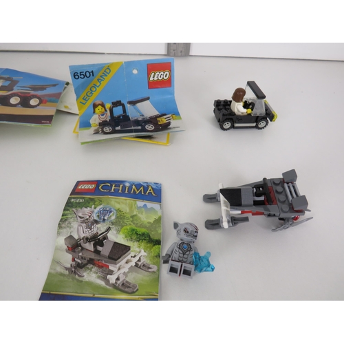 338 - 10 x LEGO VEHICLE SETS INCLUDES FIGURES