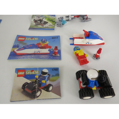 338 - 10 x LEGO VEHICLE SETS INCLUDES FIGURES