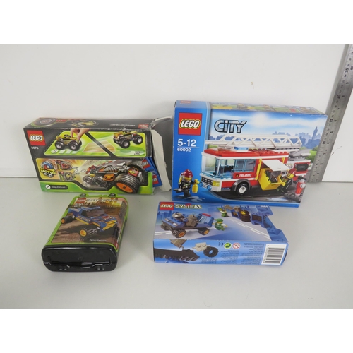 339 - 4 x BOXED LEGO SETS INCLUDES LEGO RACERS AND DUSTBIN WAGON