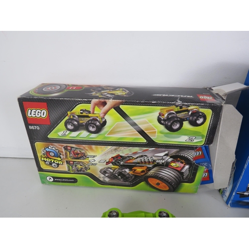 339 - 4 x BOXED LEGO SETS INCLUDES LEGO RACERS AND DUSTBIN WAGON