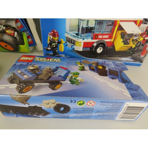 339 - 4 x BOXED LEGO SETS INCLUDES LEGO RACERS AND DUSTBIN WAGON