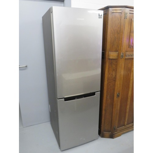 341 - SAMSUNG SILVER DIGITAL INVERTOR TECHNOLOGY FRIDGE FREEZER