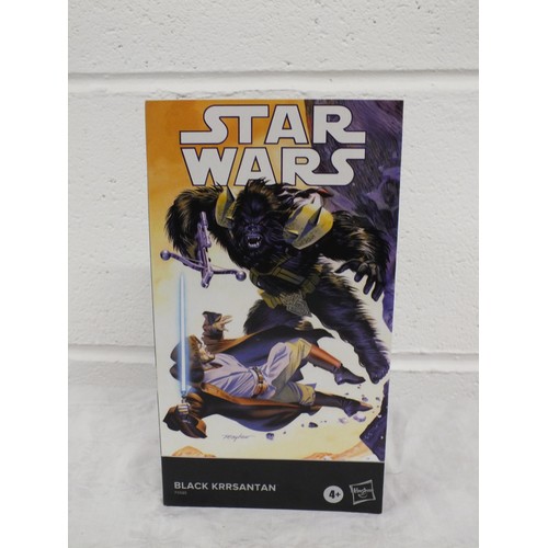 16 - STAR WARS BLACK KRRSANTAN 15CM THE BLACK SERIES ACTION FIGURE  - BOXED AS NEW