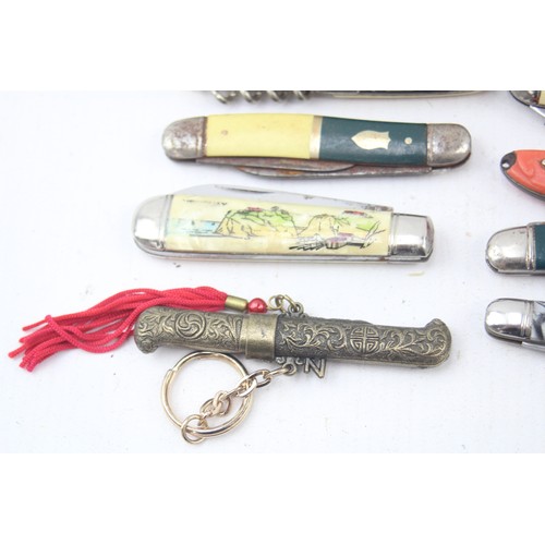 530 - 15 x Antique / Vintage Assorted Novelty Pocket KNIVES Inc Fish Knife Etc