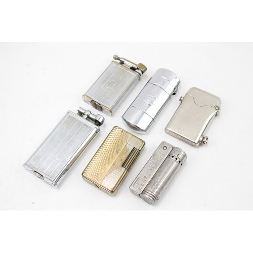 537 - 6 x ASSORTED VINTAGE LIGHTERS