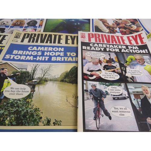 101 - QUANTITY OF PRIVATE EYE MAGAZINES