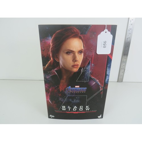 56 - HOT TOYS BLACK WIDOW- BOXED WITH CERTIFICATE