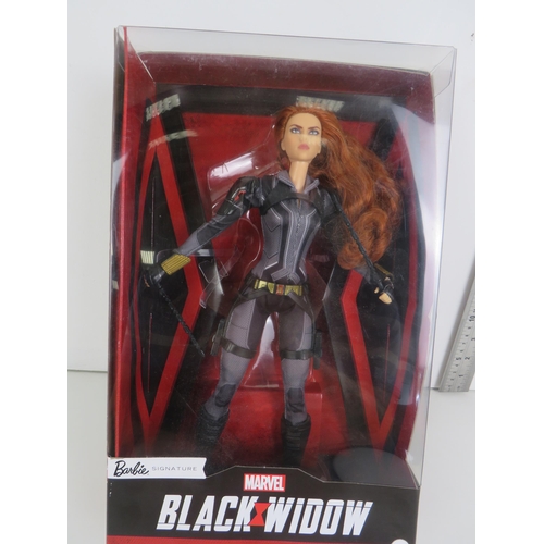 59 - BARBIE SIGNATURE BLACK WIDOW MINT BOXED WITH CERTIFICATE OF AUTHENTICITY