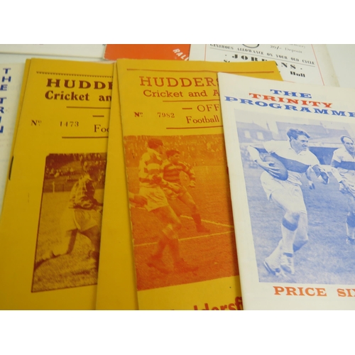 113 - 50 x OLD RUGBY LEAGUE PROGRAMMES