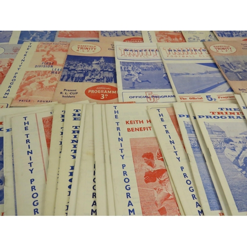 115 - 50 x OLD WAKEFIELD TRINITY PROGRAMMES