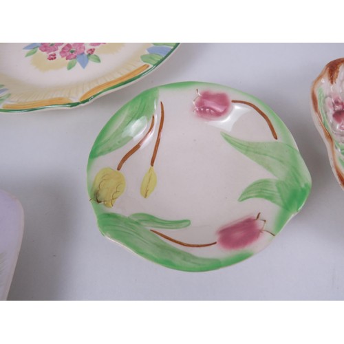 122 - SELECTION OF PIN DISHES AND DISHES - CARLTONWARE, BESWICK, MELBAWARE ETC.