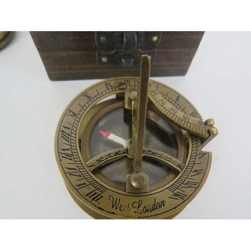 149 - BOXED SUNDAIL COMPASS AND TWO OTHERS