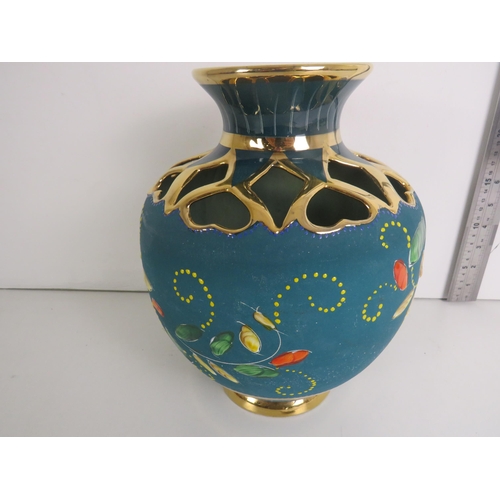 164 - ENAMEL VASE