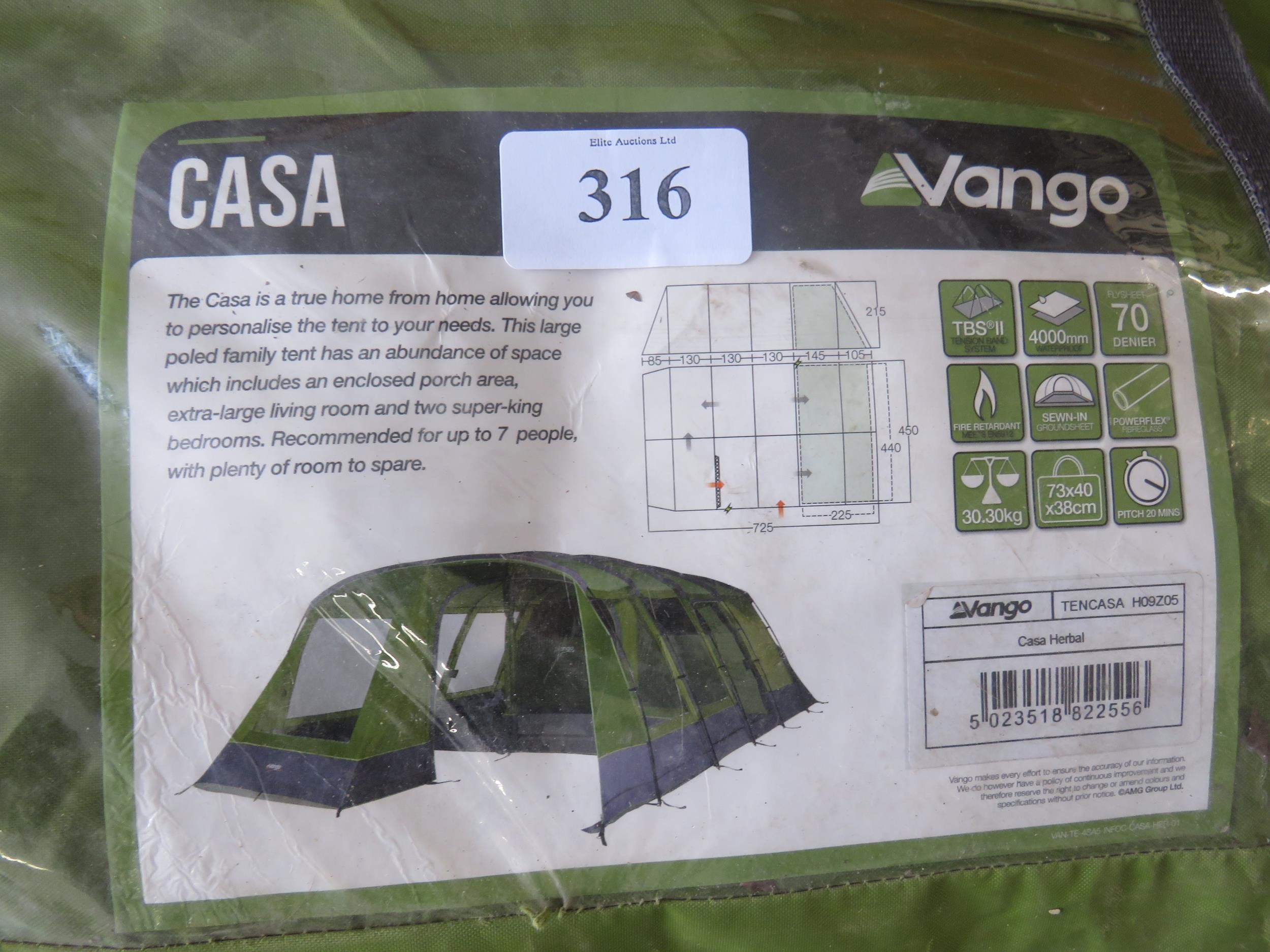 Vango clearance casa tent