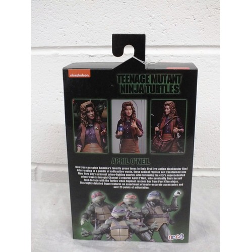 44 - NECA Teenage Mutant Ninja Turtles Ultimate April O'Neil 1990 Movie Action Figure - Boxed as New