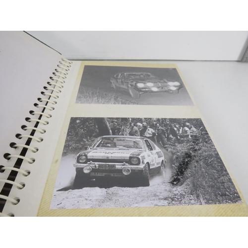 101 - ALBUM OF PHOTOGRAPHS- RALLY CARS AND LAMBORGHINI CARS