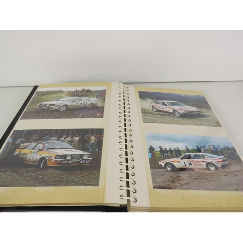 101 - ALBUM OF PHOTOGRAPHS- RALLY CARS AND LAMBORGHINI CARS