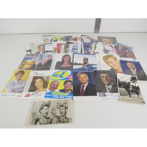 116 - 50+ JOBLOT TV PERSONALITIES AUTOGRAPHS