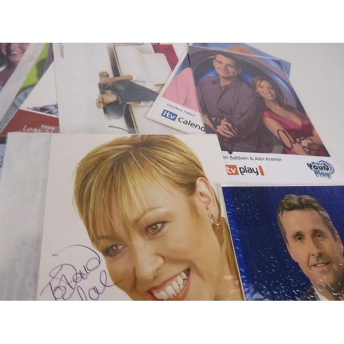 116 - 50+ JOBLOT TV PERSONALITIES AUTOGRAPHS