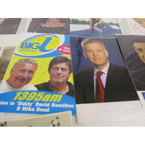 116 - 50+ JOBLOT TV PERSONALITIES AUTOGRAPHS