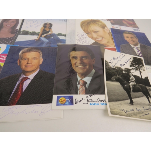 116 - 50+ JOBLOT TV PERSONALITIES AUTOGRAPHS