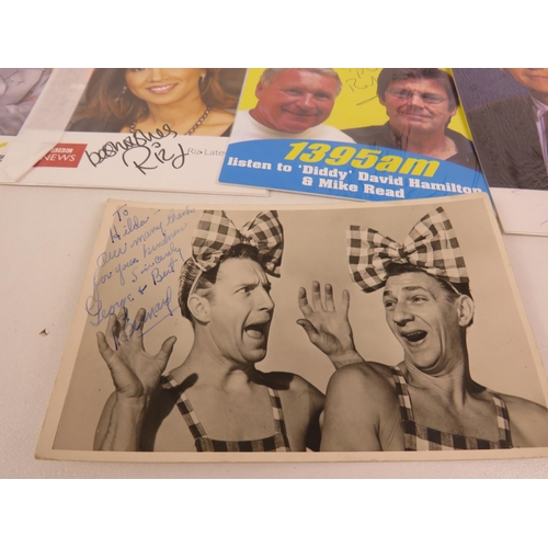 116 - 50+ JOBLOT TV PERSONALITIES AUTOGRAPHS