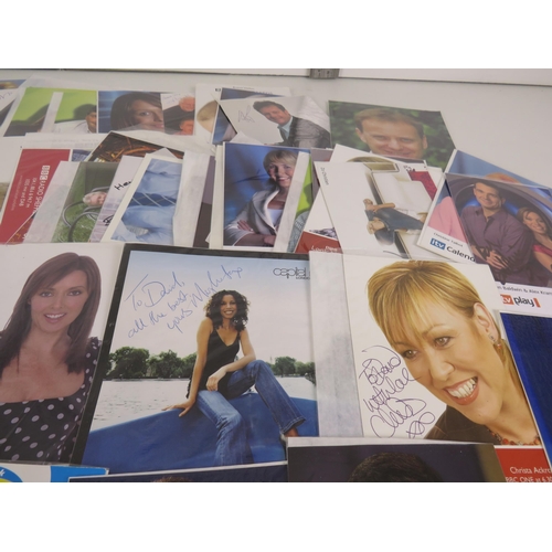 116 - 50+ JOBLOT TV PERSONALITIES AUTOGRAPHS