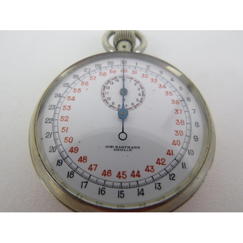 121 - HARTMANN BERLIN MILITARY STOPWATCH- WORKING