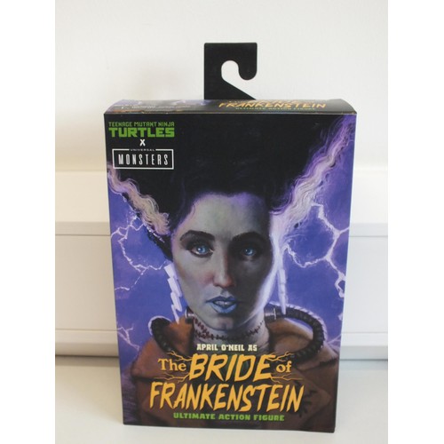 50 - NECA REEL TOYS TEENAGE MUTANT NINJA TURTLES APRIL O'NEIL AS THE BRIDE OF FRANKENSTEIN - ULTIMATE ACT... 