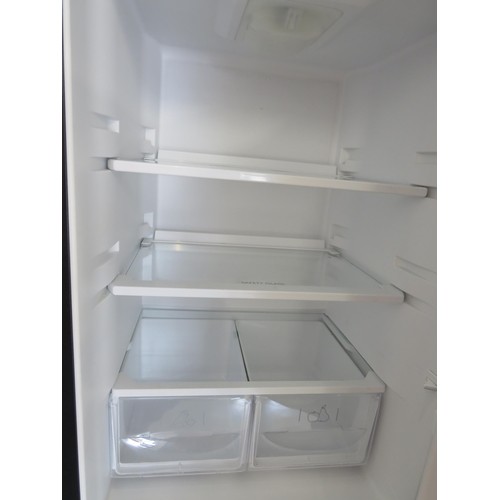 327 - BLACK HOTPOINT AQUARIUS  FRIDGE/FREEZER