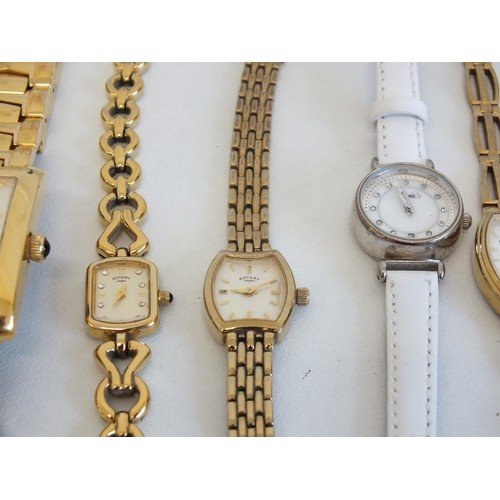 124 - 10 x LADIES AND GENTS WATCHES INCLUDING ROTARY, SEKONDA, ACCURIST, LIMIT, VIVACDI