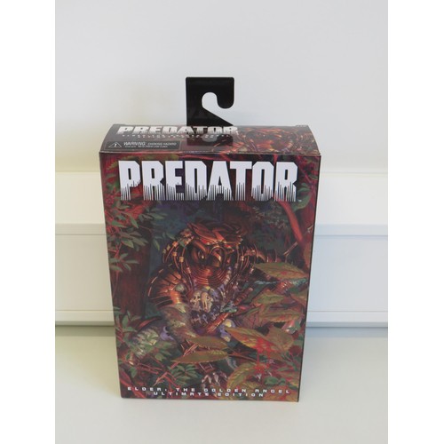 11 - NECA Predator Elder Golden Angel Ultimate Edition Action Figure - Boxed as New