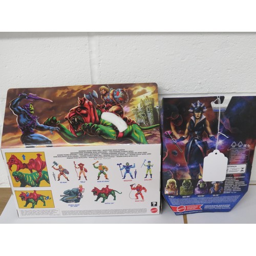 35 - MASTERS OF THE UNIVERSE BATTLECAT & MASTEVERSE REVELATION EVIL LYN