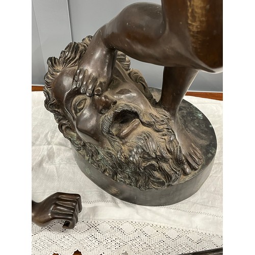 87 - LARGE BRONZE STATUE 