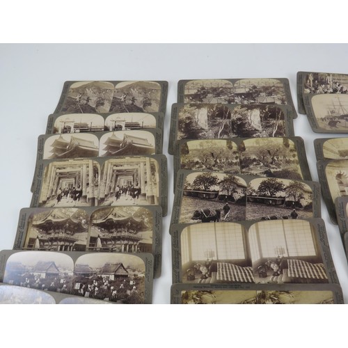 217 - COLLECTION OF OLD STEREOSCOPE SLIDES