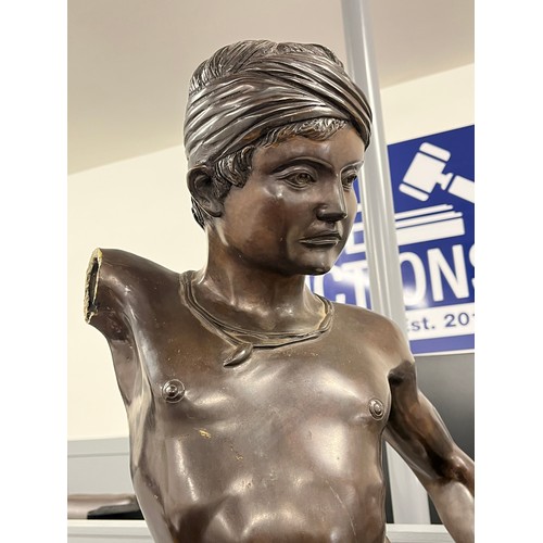 87 - LARGE BRONZE STATUE 