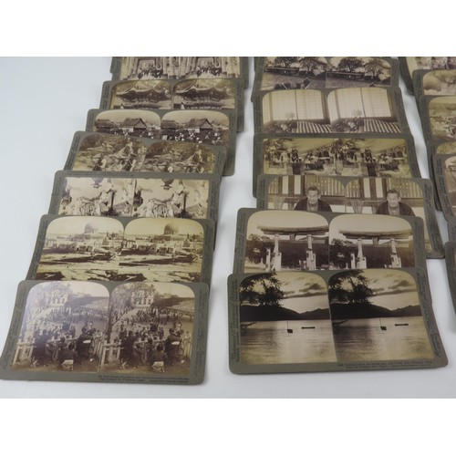 217 - COLLECTION OF OLD STEREOSCOPE SLIDES