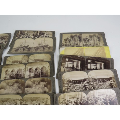 217 - COLLECTION OF OLD STEREOSCOPE SLIDES