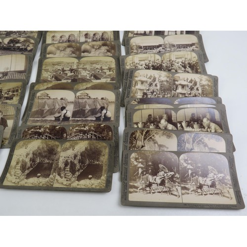 217 - COLLECTION OF OLD STEREOSCOPE SLIDES