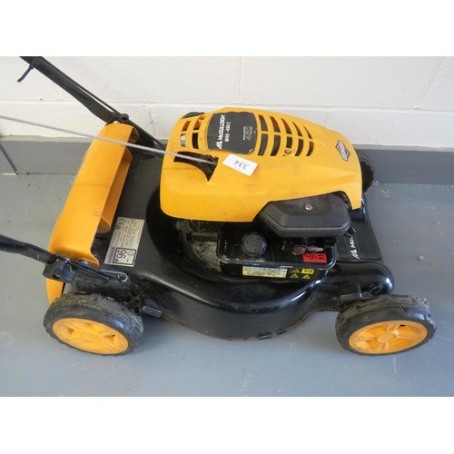 334 - MCCULLOCH M40-450C PETROL LAWNMOWER- BRIGGS OF STRATTON