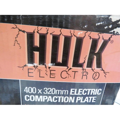 337 - HULK EVOLUTION COMPACTION PLATE IN WOOD WORKING ORDER