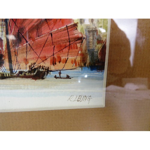 156 - 2 x CHINESE WATER COLOUR PAINTINGS