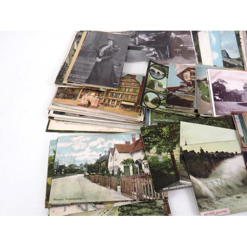 157 - OVER 250 POSTCARDS GOOD SUBJECTS