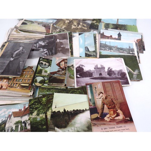 157 - OVER 250 POSTCARDS GOOD SUBJECTS