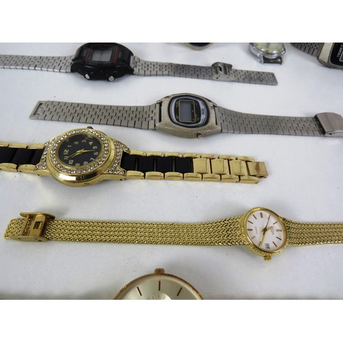 249 - 4 x LED 1970'S WATCHES INCLUDING CASIO AND 7 OTHER OLD WATCHES